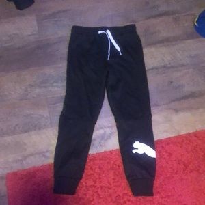 Black Puma sweat pants